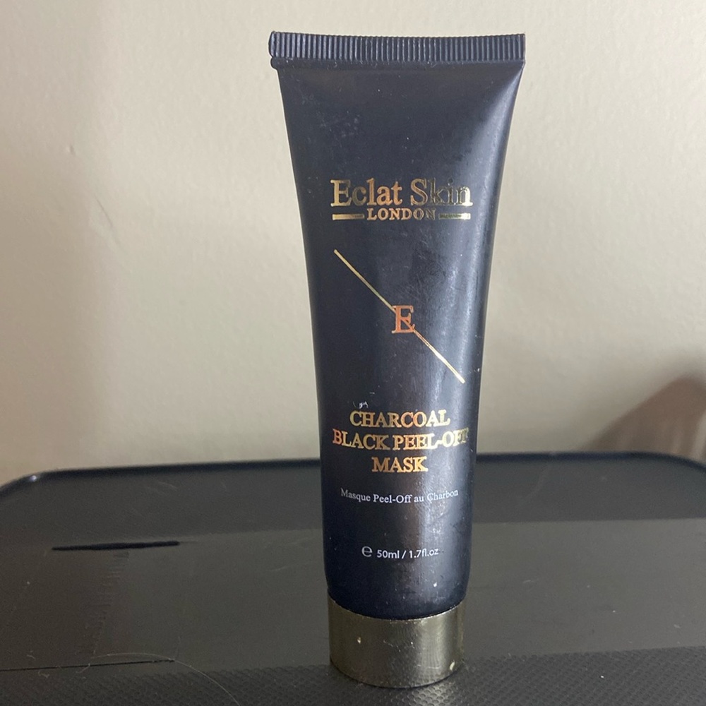 Eclat skin, London, charcoal, black peel off mask